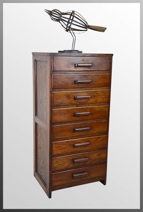 Every bedroom will benefit from a chest of drawers. Tall Chest Set Of Specimen Drawers Filing Cabinet ...