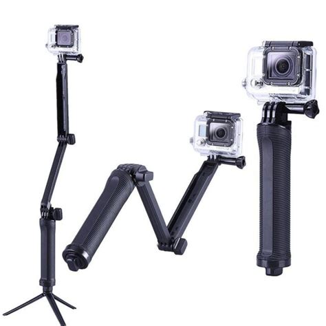 Extendable Handheld Monopod Selfie Stick 3 Way Grip Arm Tripod For Gopro Hero6 5 Ebay