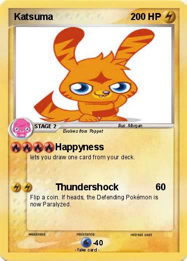 Pokémon Katsuma 115 115 Happyness My Pokemon Card