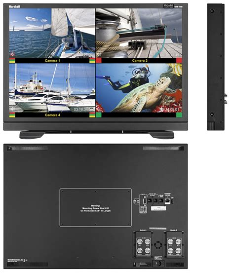 Marshall Electronics Qvw 2410 3g 241 1920x1200 Quad Viewer Monitor