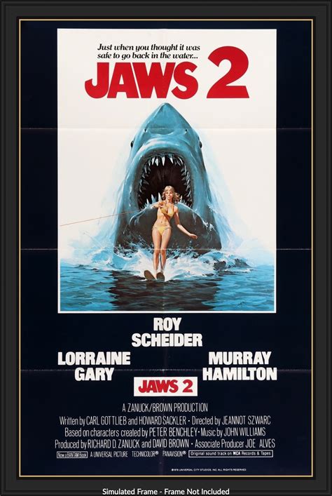 Thought police are likely to come crashing through the ceiling and start bashing. Jaws 2 (1978) Original One-Sheet Movie Poster - Original ...