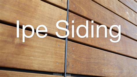 Hire a pro & get the job done right! Ipe Wood Siding - Open Joint Rain Screen w Delta Fassade S ...