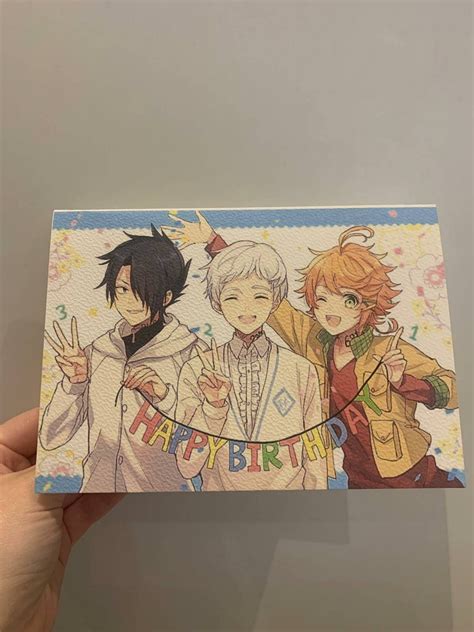 Birthday Card Manga Anime Inspired Etsy