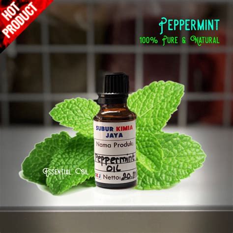 Jual Peppermint Essential Oil Minyak Mint Ml Kota Bandung