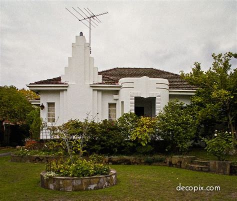 Art Deco House Melbourne Australia Art Deco Buildings Art Deco