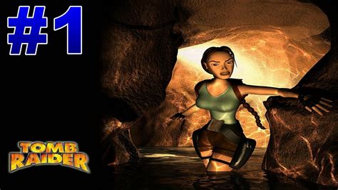 Tomb Raider Walkthrough Part 1 Caves (PS1) - YouTube