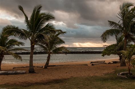 Cloudy Sunrise At Lydgate Beach Park Kauai I Never Did Se Flickr