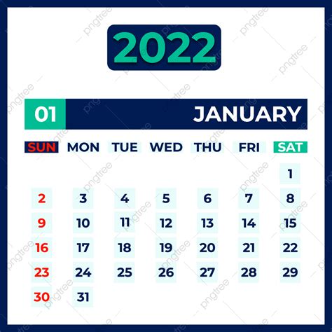 January Calendar Vector Hd Images January 2022 Calendar Png 2022