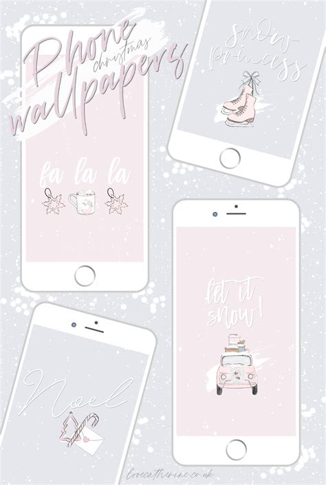 Free Cute And Girly Winter Phone Wallpapers Love Catherine