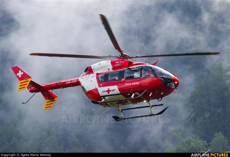 Hb Zrf Rega Swiss Air Ambulance Eurocopter Ec145 At Mollis Photo Id