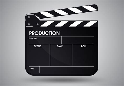 Slate Of Director Film Illustration Vector Eps10 594370 Vector Art At