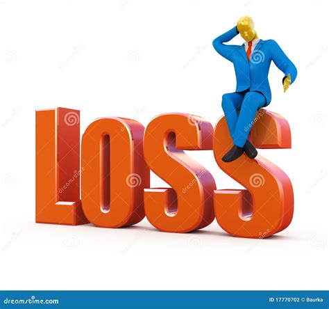 Loss Concept Word Art Illustration Cartoon Vector | CartoonDealer.com