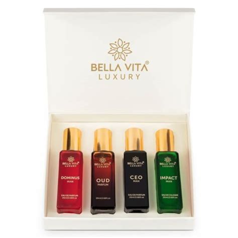 bella vita luxury man perfume set de regalo para hombre 4x20 ml ebay