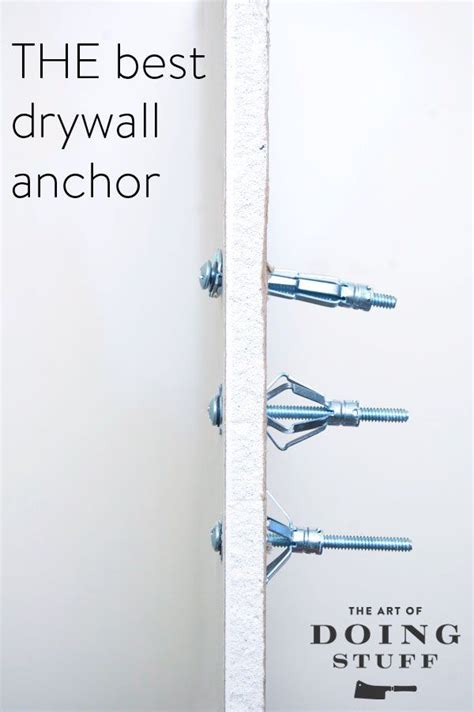 When you stick your finger in the wall. THE ONLY DRYWALL ANCHOR YOU SHOULD EVER USE | Drywall anchor, Diy home repair, Drywall