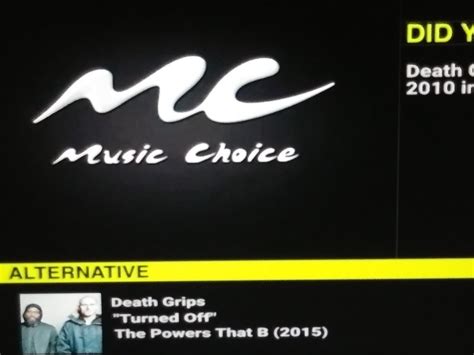 This Morning Turned Off Was Playing On Music Choice Alternative R