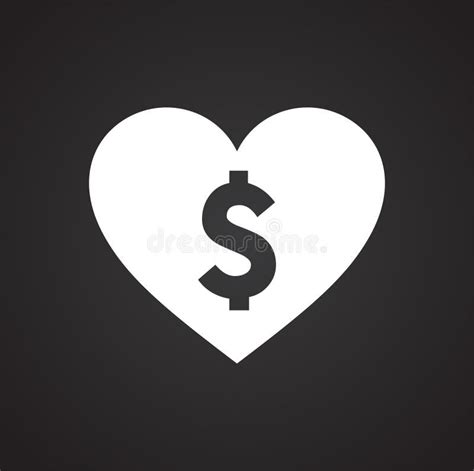 Dollar Sign And Heart Stock Vector Illustration Of Feeling 15522007