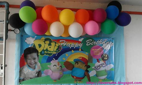 Didi & friends x mollyfantasy | jom cari bingo. - rozelt -: Sambutan Birthday Hadif yang ke 2 Tahun! Tema ...