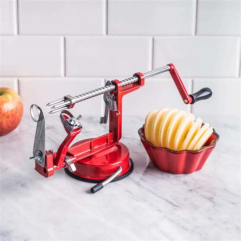Fruit Apple Peeler Machine Slicer Cutter Bar Home Hand Crank Peeling