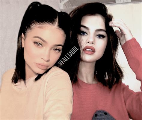 Selena Gomez And Kylie Jenner By Yamimlovebiebs On Deviantart