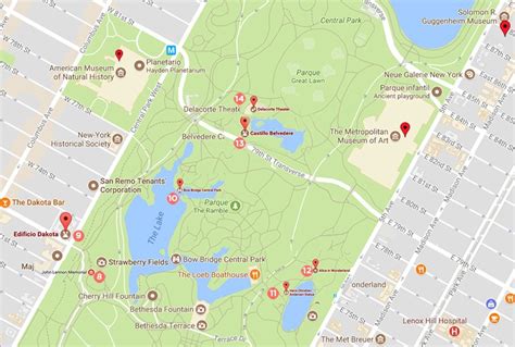 Ruta Andando Por Central Park Nueva York Mola Viajar
