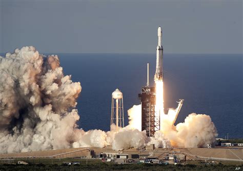 SpaceX Launches Falcon Heavy Rocket, Lands All 3 Boosters | Voice of ...