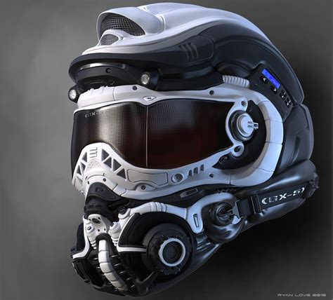 Helmet Concept 3 Ryan Love Helmet Concept Futuristic Helmet Helmet