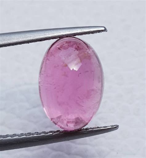 450ct Pink Tourmaline Cabochon For Jewelry Setting Oval Etsy