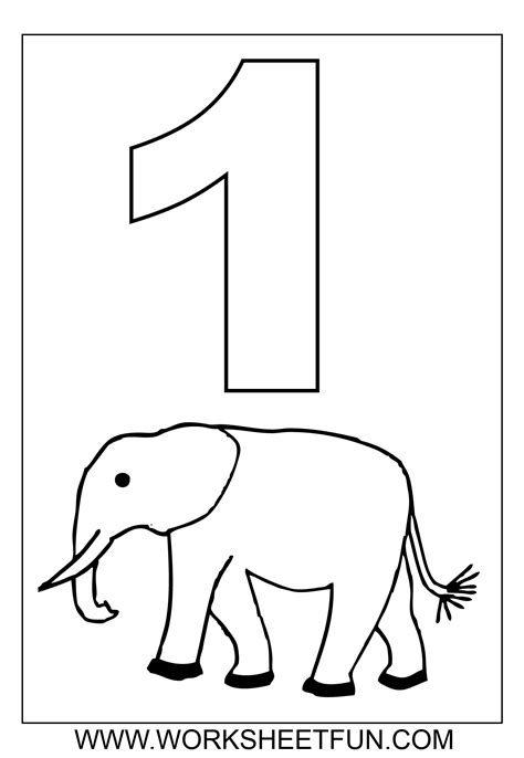 Printable numbers coloring page to print and color. Coloriages de 0 à10 - Dix mois