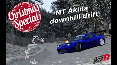 Mt Akina Downhill Winter Drift Assetto Corsa Christmas Special Youtube