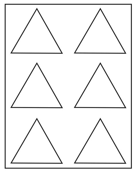 5 Free Printable Blank Triangle Template How To Wiki