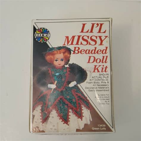 vintage lil li l missy beaded doll kit 13316 michelle ship for sale online ebay