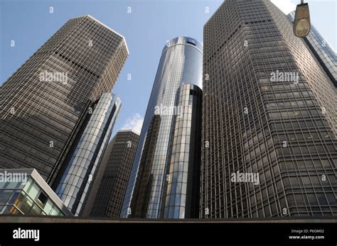 General Motors Building In Detroit Michigan Stock Photo Alamy