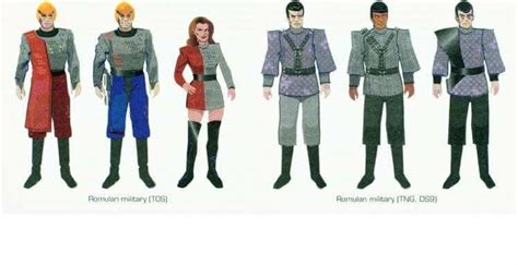 Romulan Uniforms Star Trek Costume Star Trek Fashion Star Trek Tv