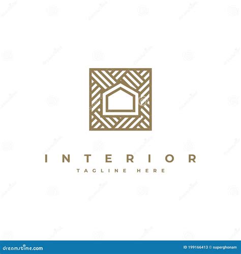 Interior Logo Design Cartoon Vector 127688837