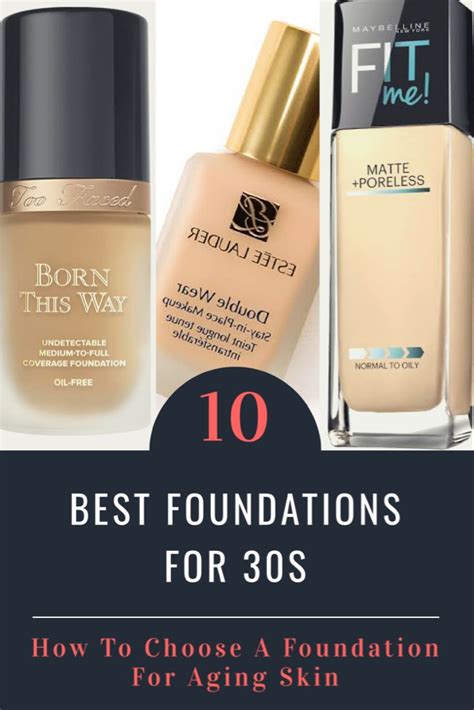 Best Foundations For Aging Skin Natural Looking Makeup Products