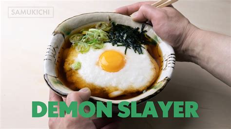 Tanjiro Eating Udon Noodles From Demon Slayer Anime Food Perfectly
