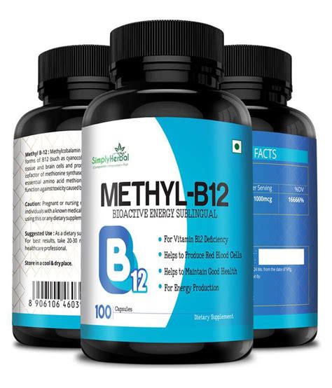 This article aims to answer these questions and others regarding our requirement for. Simply Herbal Methylcobalamin Vitamin B12 100 no.s ...