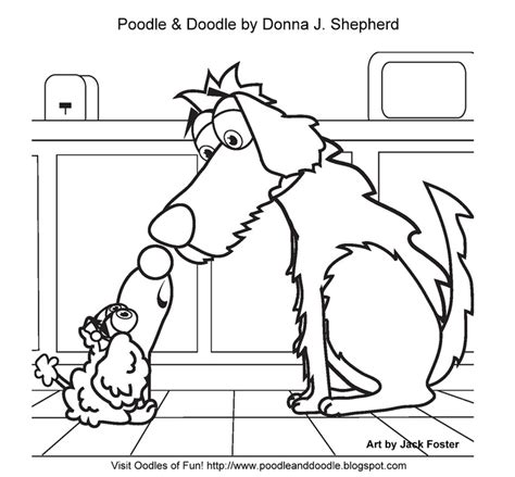 What kind of health does a teacup poodle have? Coloring Page by Jack Foster featuring #poodle and # ...