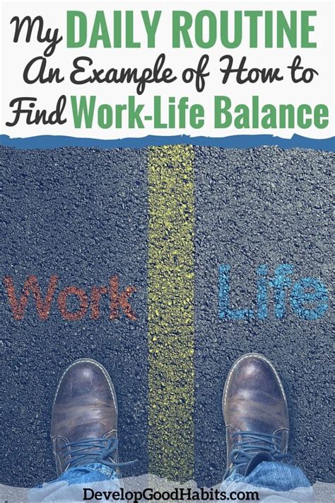 My Daily Routine An Example Of How To Find Work Life Balance