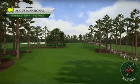 Course Flyover Augusta National Golf Clubs 17th Hole Golfweek