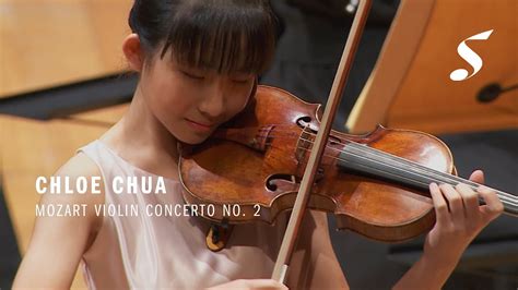 Chloe Chua Plays Mozarts Violin Concerto No 2 Youtube