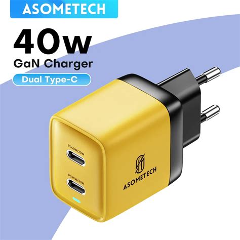 Портативные настенные зарядные устройства 40W Gan PD USB C для iPhone ...