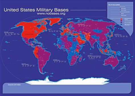 United States Military Bases World Map Printable Map