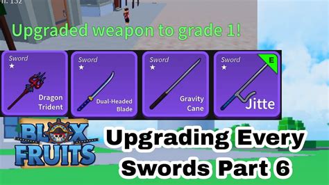 Upgrading Every Swords In Blox Fruits Part YouTube