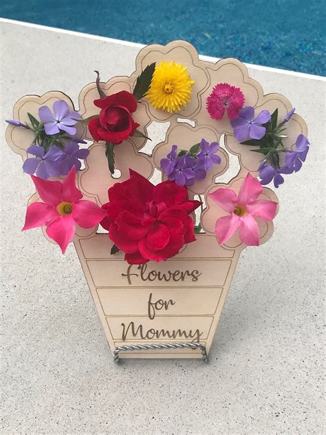 Flowers For Mommy Mothers Day T Diy Mothers T Etsy Uk