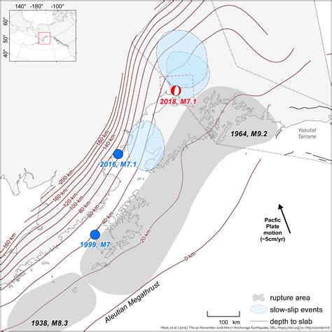 The very strong and shallow quake (29 miles deep or 46.7 km) was located about 56 miles (91 kilometers) east southeast of perryville. The Anchorage Earthquake: One Year Later | Alaska ...
