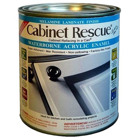 Ray hayden here, showing you how i am able to remove the plastic melamine material from my mdf (medium density fiberboard) cabinet doors in the kitchen of my. CABINET RESCUE 31 oz. Melamine Laminate Finish Paint-DT43 ...