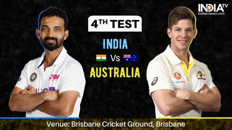 live streaming cricket india vs australia 4th test day 4 watch ind vs aus gabba test online on