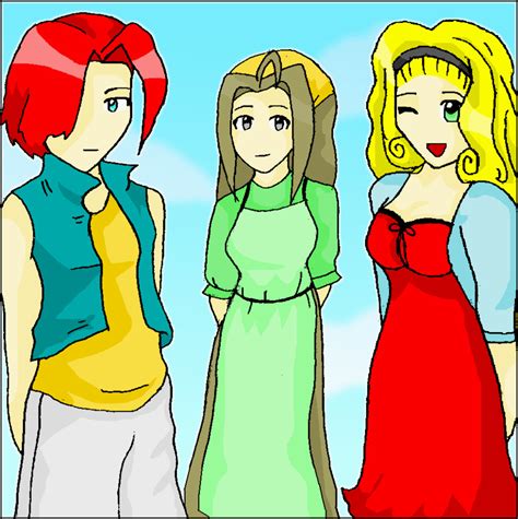 Nami, Celia and Muffy: HM: AWL by Midnas on DeviantArt