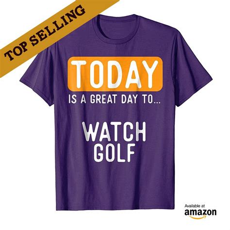 Add to wish list $ 95. Great Day for Golf. Funny Golfing Gifts for Golfer Fans ...